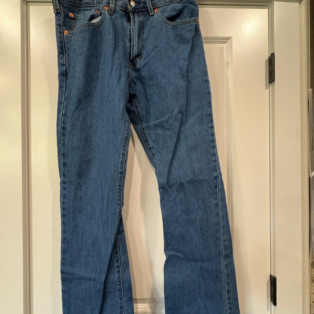 Levi's Men's Bootcut Jeans in Deep Blue